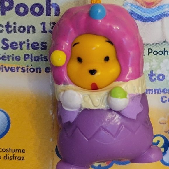 Winnie Pooh Peek-a-Pooh #13 Circus Fun Juggler Pooh Disney Tomy Yujin - Picture 2 of 2